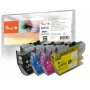 Peach PI500-377 Kompatibilné atramentové multibalenie pre Brother LC-421XL, 4-farebné