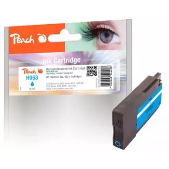 Peach PI300-922 atramentová kazeta 1 ks kompatibilná so štandardným výnosom azúrová