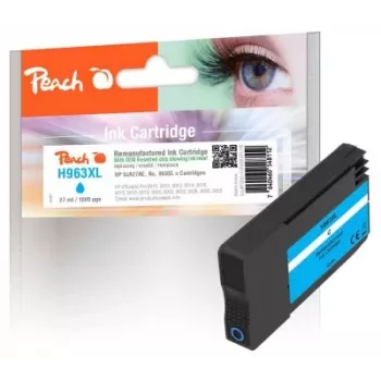 Peach PI300-1028 atramentová kazeta 1 ks kompatibilná vysoká (XL) výťažnosť azúrová