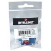 Intellinet Keystone zásuvka, Cat6, UTP, LSA, modrá, plochá, modrá, RJ-45, konektor samica, 22/26, Cat6