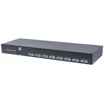 Intellinet modulárny 8-portový VGA KVM prepínač, použitie s číslami produktov 507622, 507738, 507981, 507998, 508025, 508032, 508049 a 508056