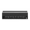 Intellinet patch panel, Cat6a, FTP, 8-port, desktop, tienený, 90° Top-Entry LSA lišty, čierny