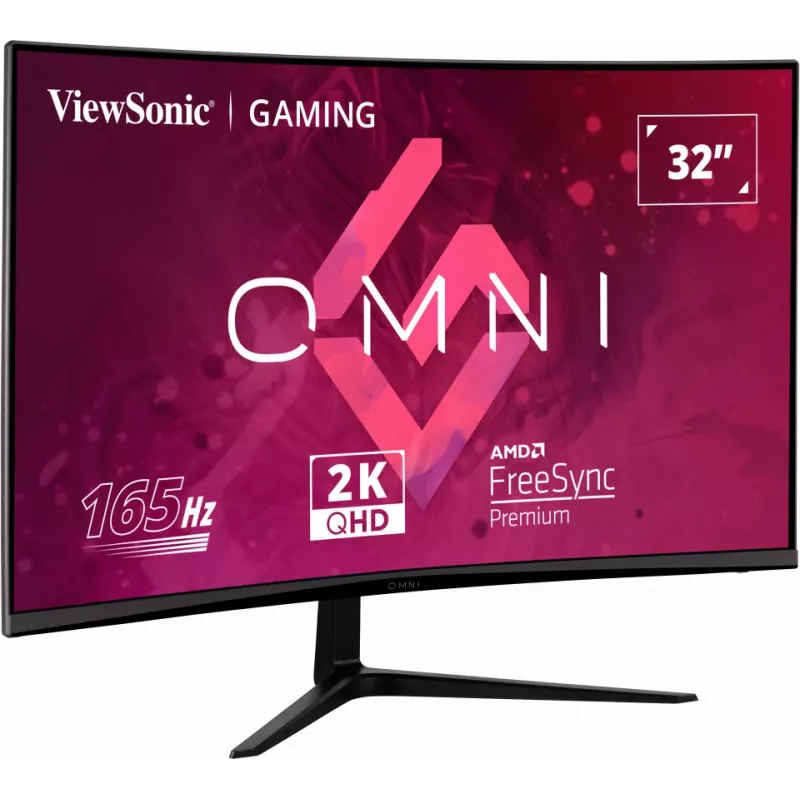 Viewsonic VX Series VX3218C-2K počítačový monitor 81,3 cm (32 inch) 2560 x 1440 pixelov Quad HD LED čierny