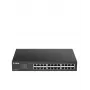 D-Link 24-portový Gigabit Smart Managed switch, Managed, L2, Gigabit Ethernet (10/100/1000), racková montáž, 1U