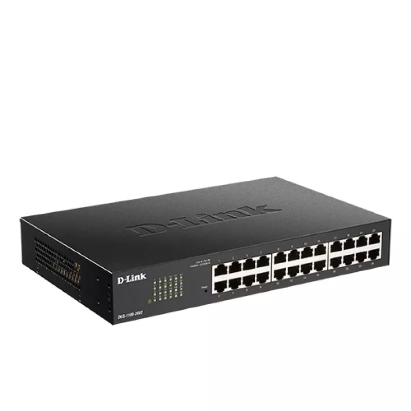 D-Link 24-portový Gigabit Smart Managed switch, Managed, L2, Gigabit Ethernet (10/100/1000), racková montáž, 1U