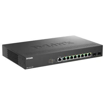 D-Link DMS-1250-10SP/E sieťový switch Managed 2.5G Ethernet (100/1000/2500) Power over Ethernet (PoE) čierny