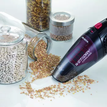Ariete Wet & Dry cordless, vysávač na mokré a suché vysávanie, filtrovanie, matrac, zrkadlo, schodíky, čalúnenie, mechanický, 2 rok(y), bez vrecka