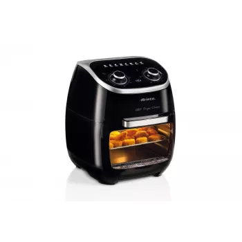 Ariete 4619 Airy Fryer rúra – teplovzdušná fritéza a elektrická rúra na pečenie s otočným ražňom – rotujúci košík – sušička – 2000 W – 11 litrov – oceľ