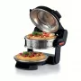 Ariete 927 Pizzeria, dvojitá pizza rúra, 2 pizze za 4 minúty, 2300 W, 2 žiaruvzdorné kamene, 2 termostaty, priemer 32 cm, 5 stupňov pečenia, 2 nerezové lopaty na pizzu, červená