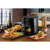 Ariete 4633, teplovzdušná fritéza 4L, 1400W, objem 4L, 9 programov, funkcia Shake a Grill, teplota do 200°C, čierna
