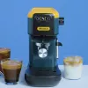 Ariete 1399 espresso kávovar, na prášok a ESE pody, 1300 W, objem 1,1 l, tlak 15 bar, filter na 1, 2 šálky a ESE pody, cappuccino, žltá