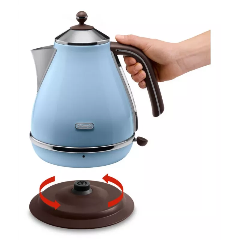De’Longhi KBOV 2001.AZ kanvica 1,7 l 2000 W modrá