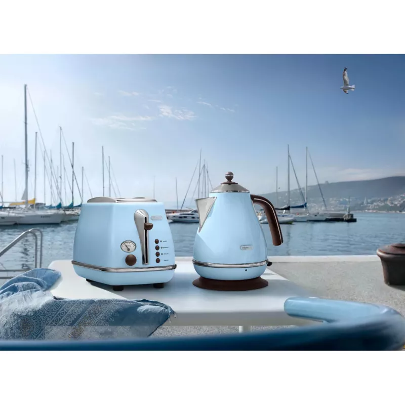 De’Longhi KBOV 2001.AZ kanvica 1,7 l 2000 W modrá
