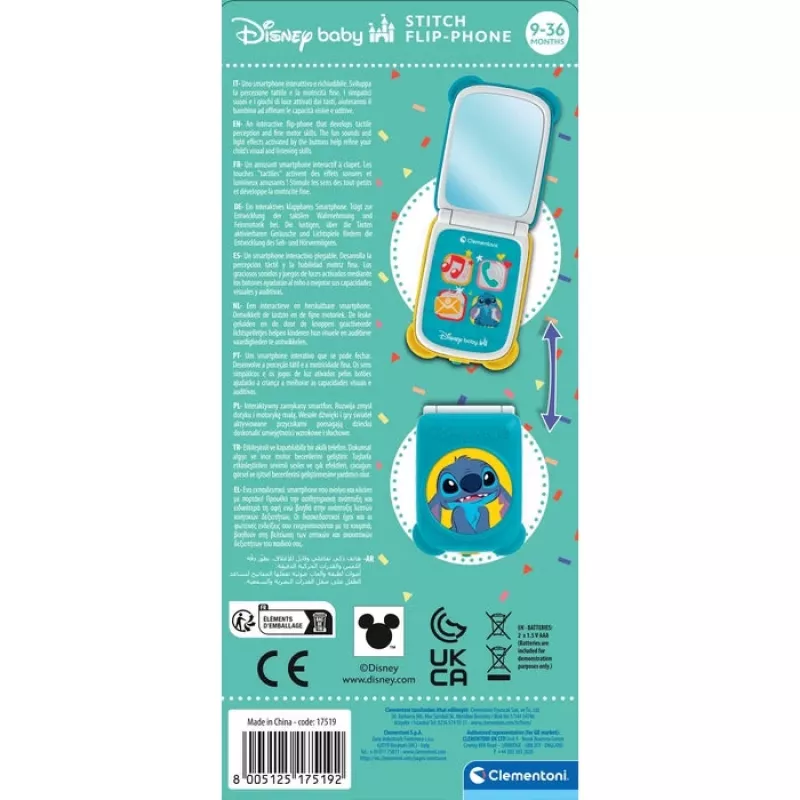 Clementoni Disney Baby 17519 hračka na kolieskach