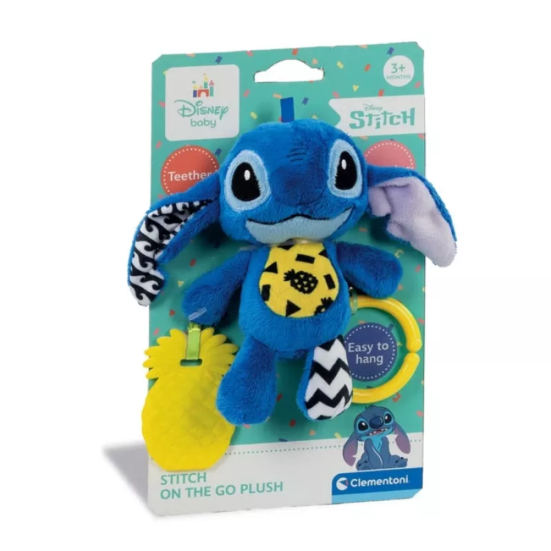 Clementoni Disney Baby Stitch Soft Rattle detská závesná hračka