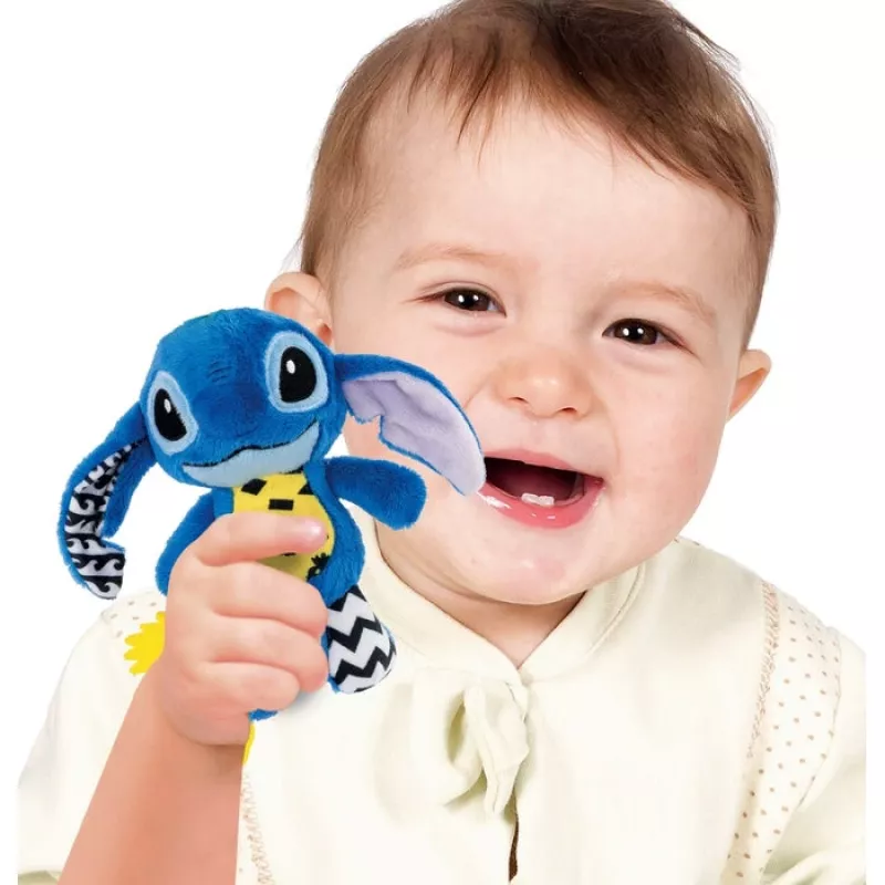 Clementoni Disney Baby Stitch Soft Rattle detská závesná hračka