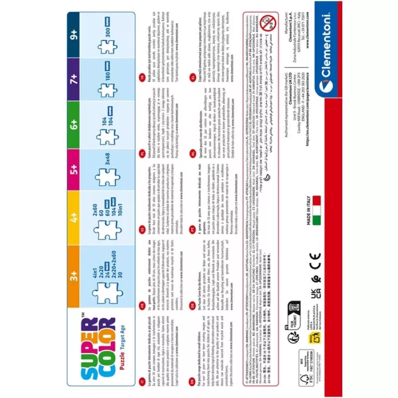 Clementoni Supercolor 21744 puzzle 300 dielikov kreslené