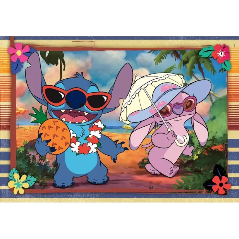Clementoni Supercolor Puzzle 2x60 dielikov, Stitch (24822)
