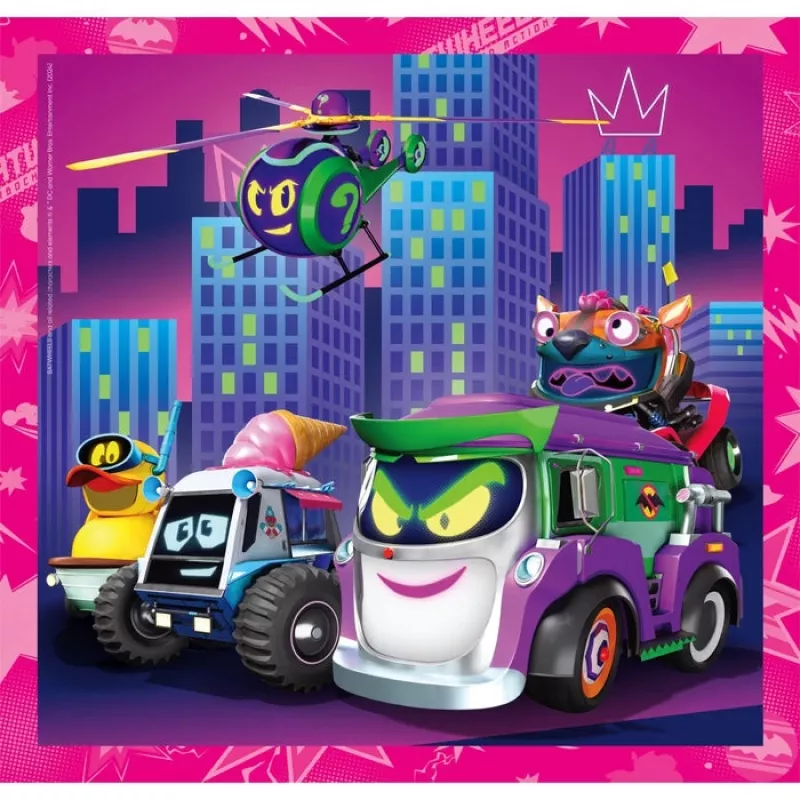 Clementoni Supercolor Batwheels puzzle 48 ks komiksy