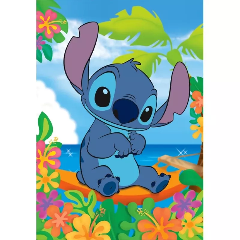 Clementoni Supercolor Stitch puzzle 104 dielikov kreslené