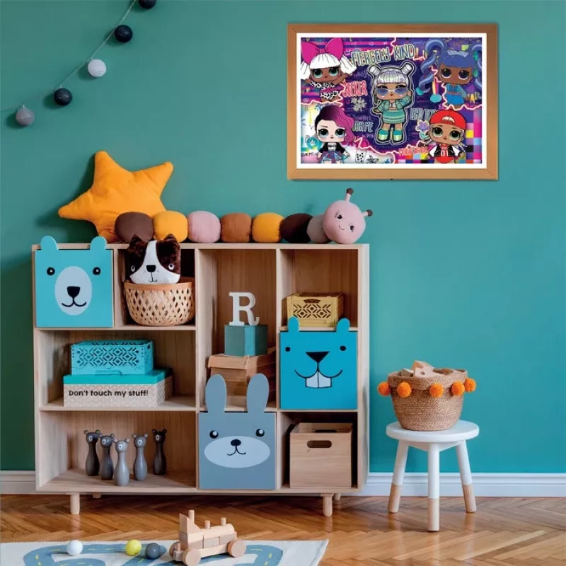 Clementoni Supercolor LOL puzzle 104 dielikov kreslené