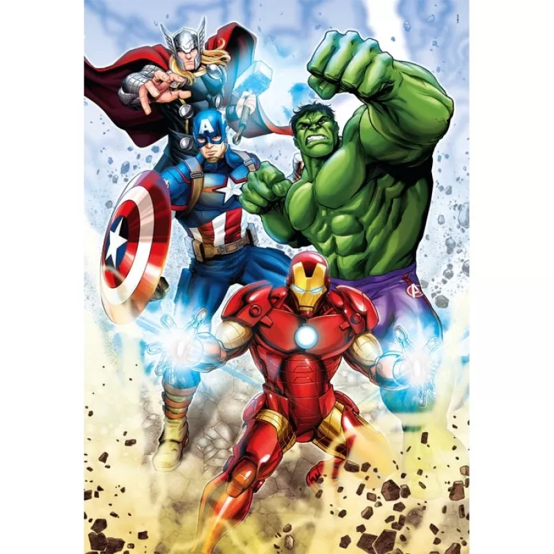 Clementoni Supercolor Marvel Avengers puzzle 60 dielikov komiksy