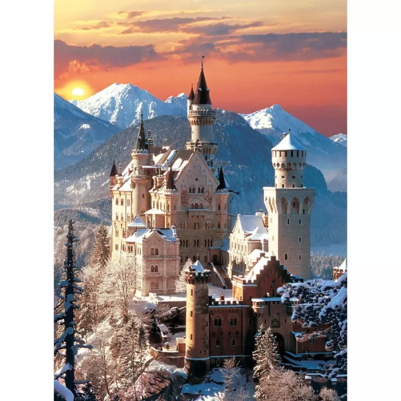 Clementoni High Quality Collection Neuschwanstein Puzzle 1500 ks krajina