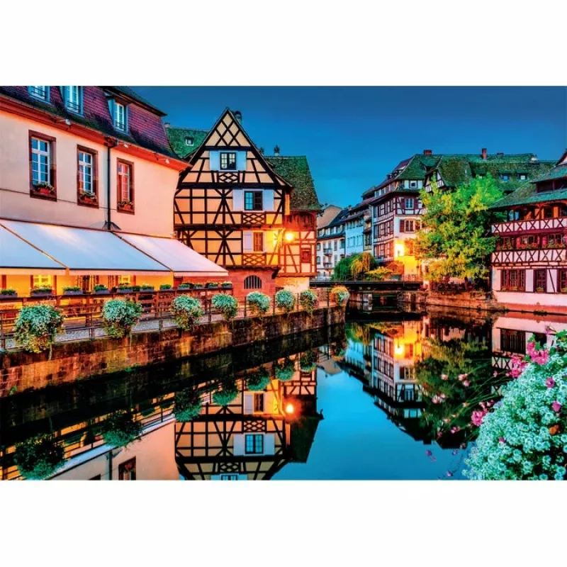 Clementoni High Quality Collection Straßburg Altstadt Puzzle 500 ks krajina
