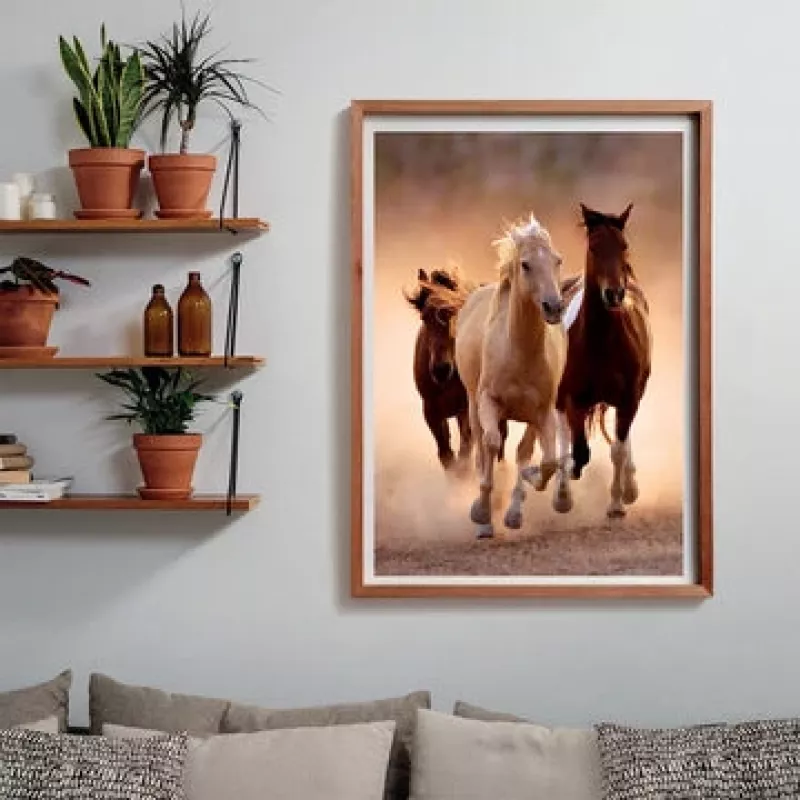 Clementoni Running Horses Puzzle 1000 dielov zvieratá