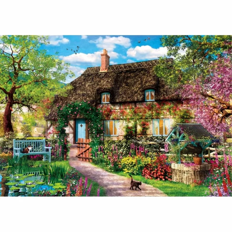 Clementoni High Quality Collection The Old Cottage Puzzle 1000 ks umenie