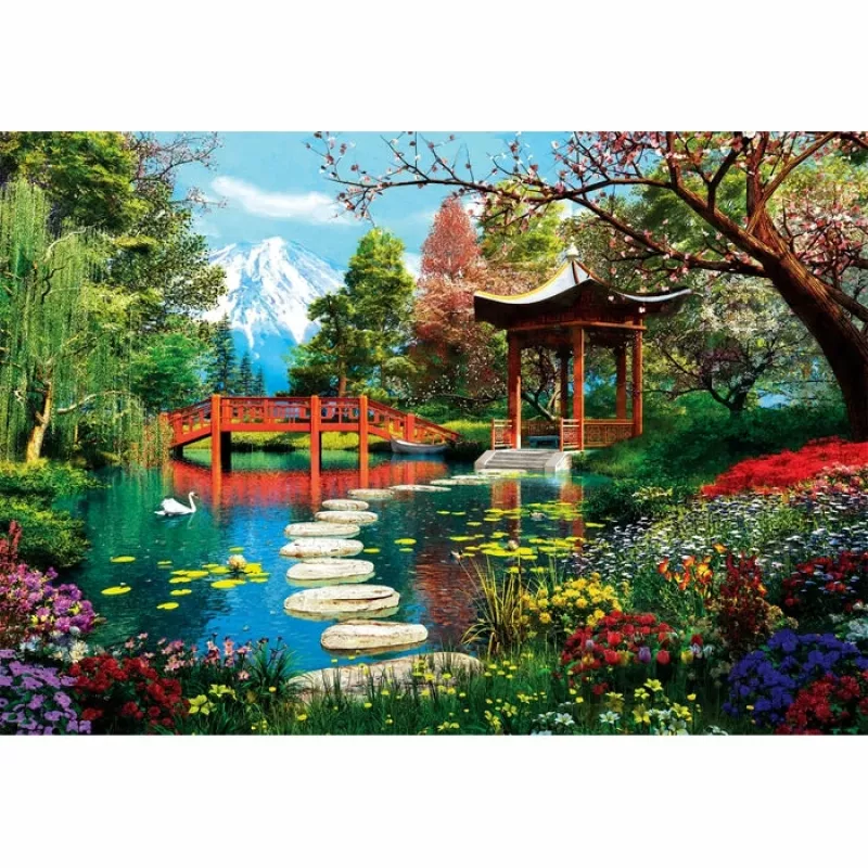 Clementoni High Quality Collection Fuji Garden Puzzle 1000 dielov krajina