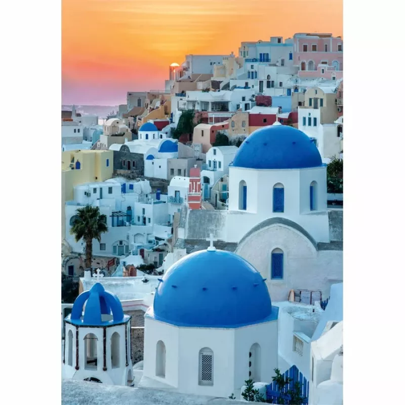 Clementoni High Quality Collection Santorini Puzzle 1000 dielov krajina