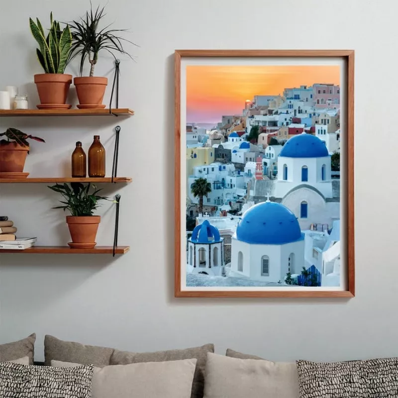 Clementoni High Quality Collection Santorini Puzzle 1000 dielov krajina