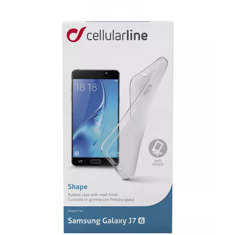 Cellularline Shape - Galaxy J7 (2016), kryt, Samsung, Galaxy J7, 14 cm (5.5 palca), priehľadný