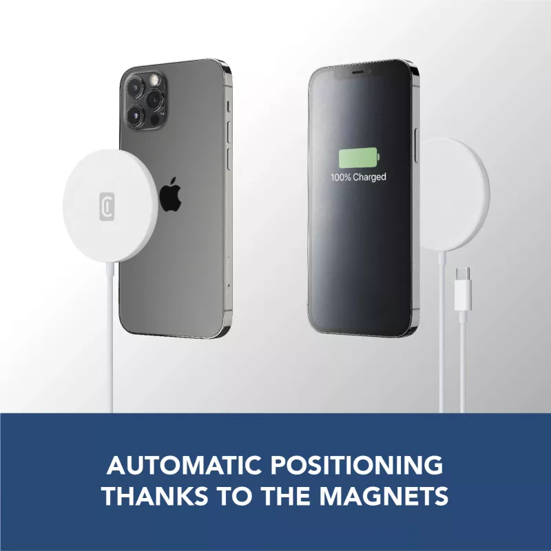 Cellularline Mag – bezdrôtová nabíjačka, bezdrôtová nabíjacia stanica pre systém MagSafe