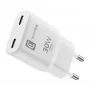Cellularline GAN nástenná nabíjačka 2xUSB-C 30W PD 2xUSB-C 30W PD nástenná nabíjačka s technológiou GaN