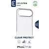 Cellularline Clear Protect - iPhone Air tvrdé puzdro s gumenými okrajmi