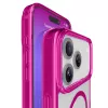 Cellularline Iconic Mag - iPhone 17 Pro transparentné puzdro s farebnými okrajmi, kompatibilné s ekosystémom MagSafe