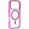 Cellularline Iconic Mag - iPhone 17 Pro transparentné puzdro s farebnými okrajmi, kompatibilné s ekosystémom MagSafe