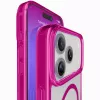 Cellularline Iconic Mag - iPhone 17 Pro transparentné puzdro s farebnými okrajmi, kompatibilné s ekosystémom MagSafe