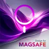 Cellularline Iconic Mag - iPhone 17 Pro transparentné puzdro s farebnými okrajmi, kompatibilné s ekosystémom MagSafe