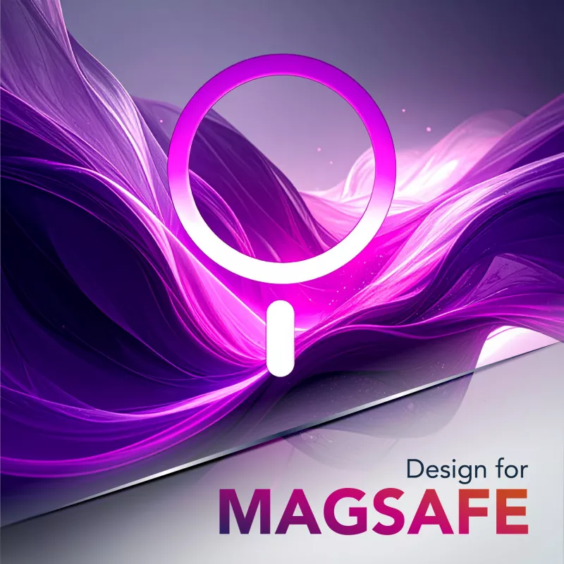Cellularline Iconic Mag - iPhone 17 Pro transparentné puzdro s farebnými okrajmi, kompatibilné s ekosystémom MagSafe