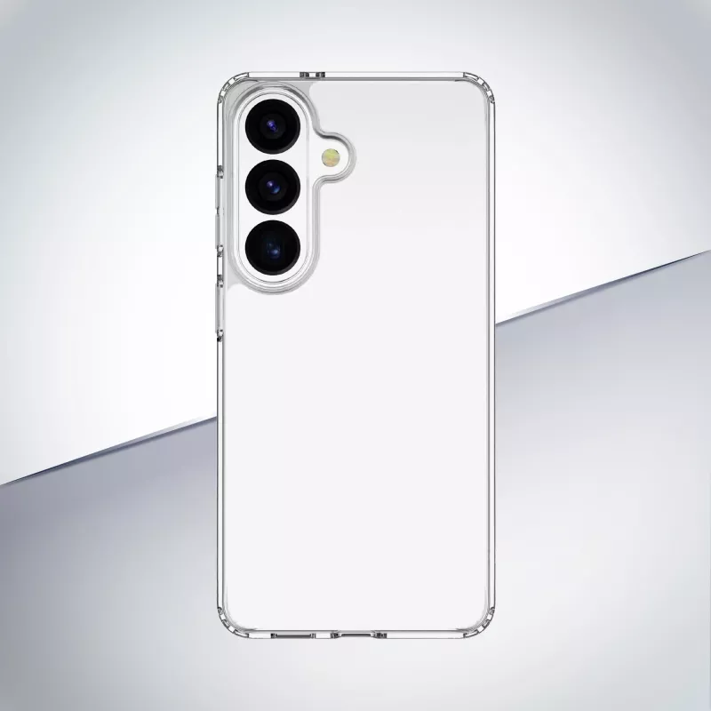 Cellularline Clear Protect - Galaxy S26+ tvrdé puzdro s gumenými okrajmi