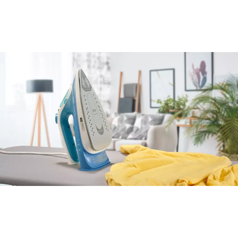 Braun FI 3144 BL parná žehlička keramická žehliaca plocha 2400 W modrá