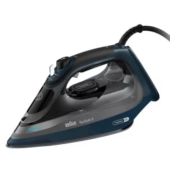 Braun TexStyle 9 0127409002 žehlička parná žehlička EloxalPlus žehliaca plocha 3200 W tmavomodrá