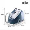 Braun CareStyle 5 IS5245BL 2400 W 2 L Eloxal žehliaca plocha modrá