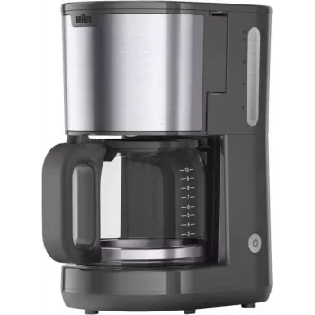 Braun PurShine KF 1500 GY Kávovar na filtrovanú kávu, 1000 W, sivý/nehrdzavejúca oceľ