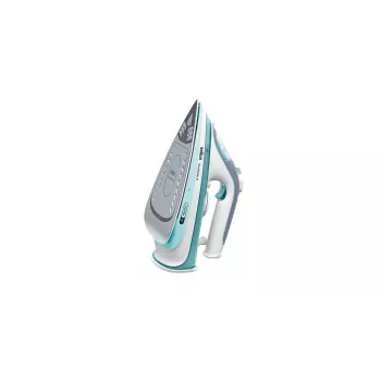 Braun TexStyle 3 SI 5017 GR parná žehlička keramická žehliaca plocha 2700 W sivá, tyrkysová, biela