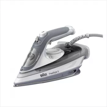 Braun TexStyle 5 SI5078GY parná žehlička EloxalPlus žehliaca plocha 2800 W sivá, biela