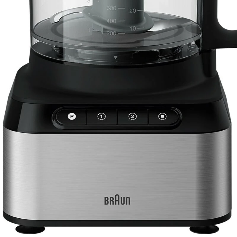 Braun FP 3233 SI kuchynský robot 800 W 2,1 l čierna, nerezová oceľ